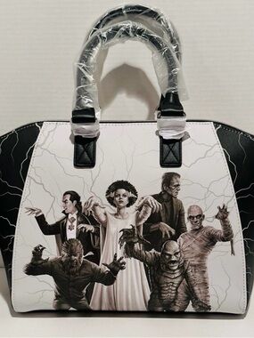 Loungefly Universal NWT Monsters Glow-in-the-Dark Satchel Bag